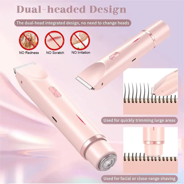 Electric Razor for Women Epilator Painless Hair Removal for Bikini Leg Body Epilator Electric Shaver Woman Face Mustache Trimmer