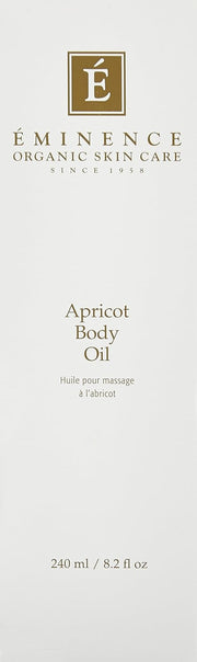 Apricot Body Oil for Unisex - 8.2 Oz Oil