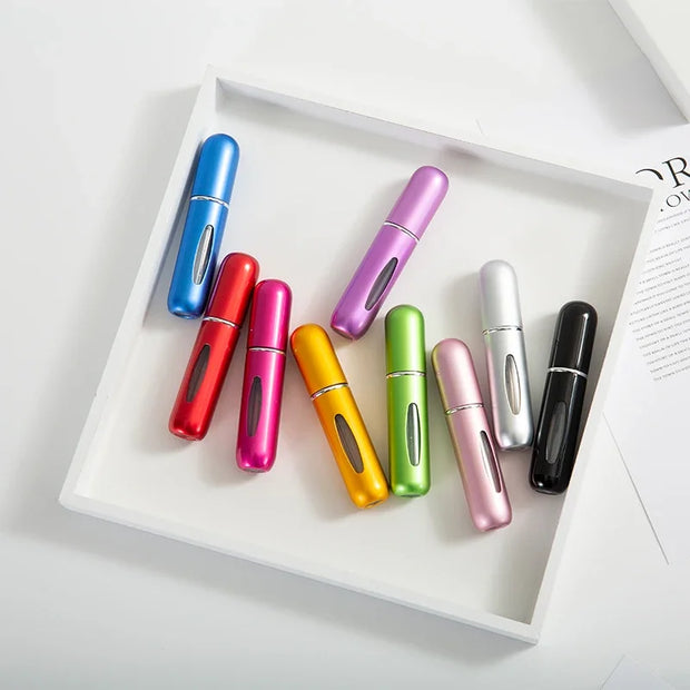 5Ml Perfume Spray Bottle, Portable Perfume Atomizer Fillable Mini Perfume Bottle Perfume Empty Bottle Scent Pump Box
