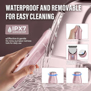 Akunbem Bikini Trimmer for Women, Electric Shaver and Razor Rechargeable 2-In-1 Body and Facial Epilator, Dual Heads for Painless Trimming of Pubic Hair, Face, Underarms and Legs, IPX7 Waterproof.