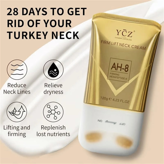 Ycz Neck-Eye Care Tightening & Revitalizing Set -Smooth of Fine Lines, Eye & Neck Treatment, Skin Moisturizer, Deep Moisturizing Skincare