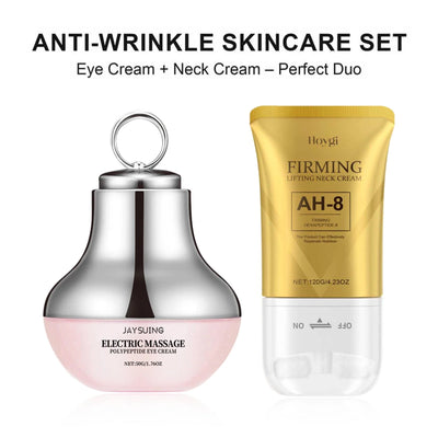 Ycz Neck-Eye Care Tightening & Revitalizing Set -Smooth of Fine Lines, Eye & Neck Treatment, Skin Moisturizer, Deep Moisturizing Skincare