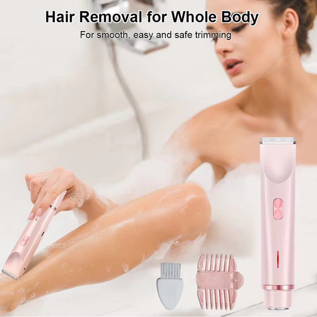Electric Razor for Women Epilator Painless Hair Removal for Bikini Leg Body Epilator Electric Shaver Woman Face Mustache Trimmer